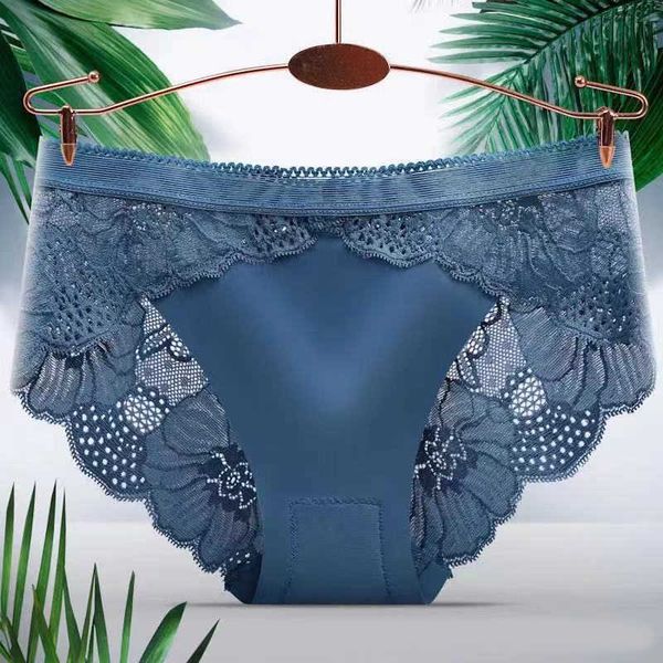 women's panties ice silk lace underwear soft seamless low waist hips and abdomen, Black;white
women's panties ice silk lace underwear soft seamless low waist hips and abdomen, Black;white
