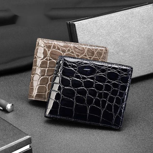 wallets 2021 high gloss nile crocodile wallet men's leather card bag carteira feminina masculina men billetera purse cartera hombre, Red;black
wallets 2021 high gloss nile crocodile wallet men's leather card bag carteira feminina masculina men billetera purse cartera hombre, Red;black