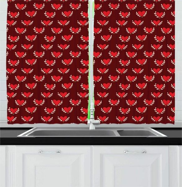 curtain & drapes vermilion burgundy beige romantic kitchen curtains love theme hearts growing leaves retro romance valentines birthday windo
curtain & drapes vermilion burgundy beige romantic kitchen curtains love theme hearts growing leaves retro romance valentines birthday windo