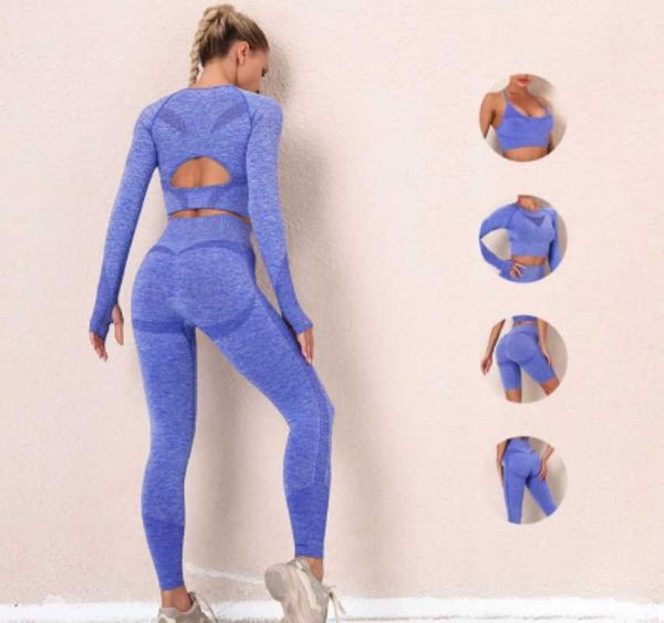 yoga set solid color seamless ladies workout wear sportswear gym long sleeve sports tights and bra outfit
yoga set solid color seamless ladies workout wear sportswear gym long sleeve sports tights and bra outfit