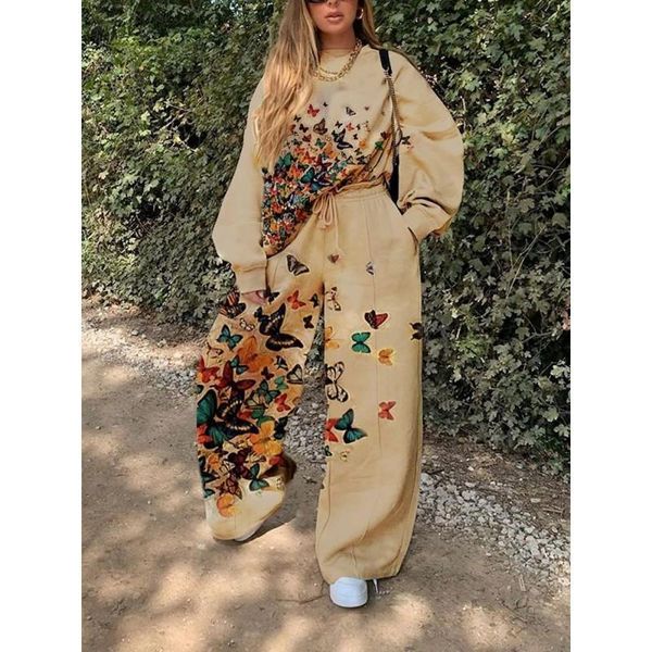 2 piece sets african womens tracksuits set o neck butterflies print elastic sweatshirt lace up sweatpants dashiki sleeve suit lady, Gray
2 piece sets african womens tracksuits set o neck butterflies print elastic sweatshirt lace up sweatpants dashiki sleeve suit lady, Gray