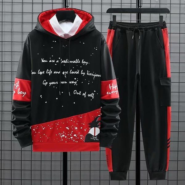 fashion sets korean style trend mens tracksuits pullover hoodies casual harajuku streetwear sweatpants spring autumn clothing, Gray
fashion sets korean style trend mens tracksuits pullover hoodies casual harajuku streetwear sweatpants spring autumn clothing, Gray