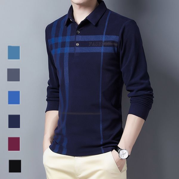 spring autumn t-shirt warm and slim middle-aged lapel de double-sided veet backing long sleeve t-shirt polo men's shirt, Black
spring autumn t-shirt warm and slim middle-aged lapel de double-sided veet backing long sleeve t-shirt polo men's shirt, Black