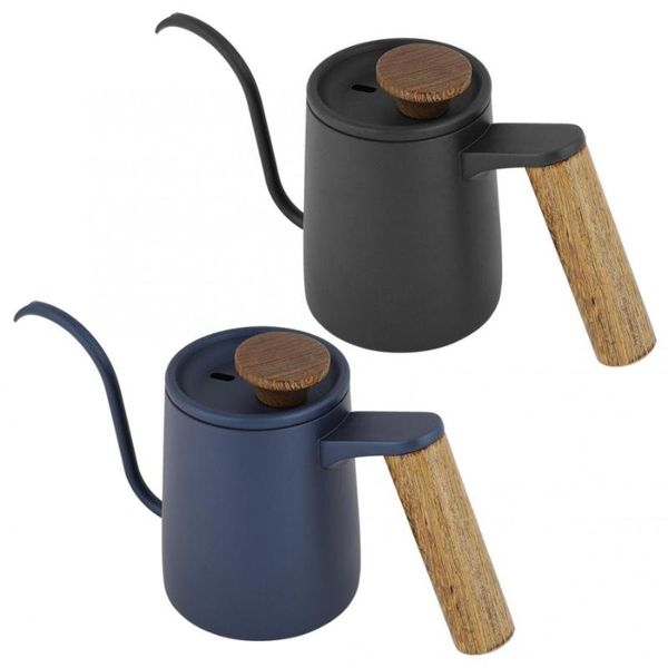 coffee pots 600ml fashion stainless steel handle drip pot long gooseneck spout kettle pour over with lid kitchen tools
coffee pots 600ml fashion stainless steel handle drip pot long gooseneck spout kettle pour over with lid kitchen tools