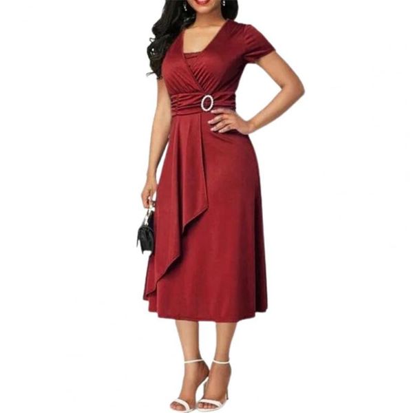 casual dresses arrival fashion plus size dress women short sleeve asymmetric hem waist tight large swing midi evening party, Black;gray
casual dresses arrival fashion plus size dress women short sleeve asymmetric hem waist tight large swing midi evening party, Black;gray