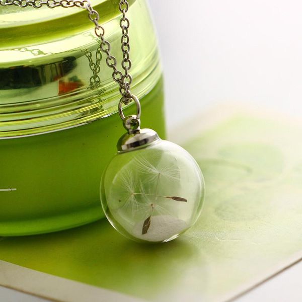 pendant necklaces 3 colors luminous crystal glass ball dandelion necklace glowing in the dark charming unique gift for women, Silver
pendant necklaces 3 colors luminous crystal glass ball dandelion necklace glowing in the dark charming unique gift for women, Silver