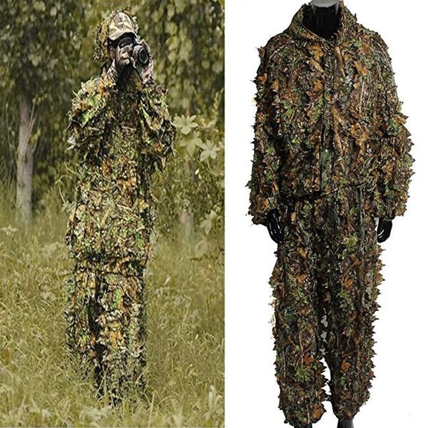 hunting sets ghillie suit outdoor 3d lifelike super lightweight hooded camouflage clothing jungle woodland shooting, Camo
hunting sets ghillie suit outdoor 3d lifelike super lightweight hooded camouflage clothing jungle woodland shooting, Camo