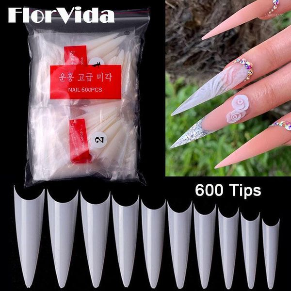 florvida 600 tips set nail art false nails kit bagged french styles long sharp acrylic for finger manicure design, Red;gold
florvida 600 tips set nail art false nails kit bagged french styles long sharp acrylic for finger manicure design, Red;gold