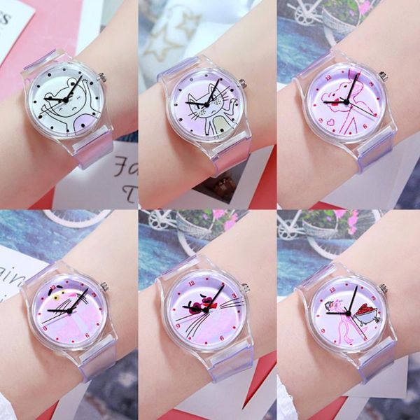 wristwatches women quartz watch fashion transparent silicone ladies female dress girls clock for kids children gifts, Slivery;brown
wristwatches women quartz watch fashion transparent silicone ladies female dress girls clock for kids children gifts, Slivery;brown