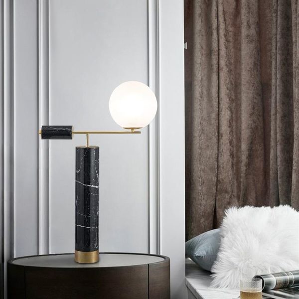 table lamps nordic led stone glass candeeiro de mesa luminaria lampara living room lamp bedside