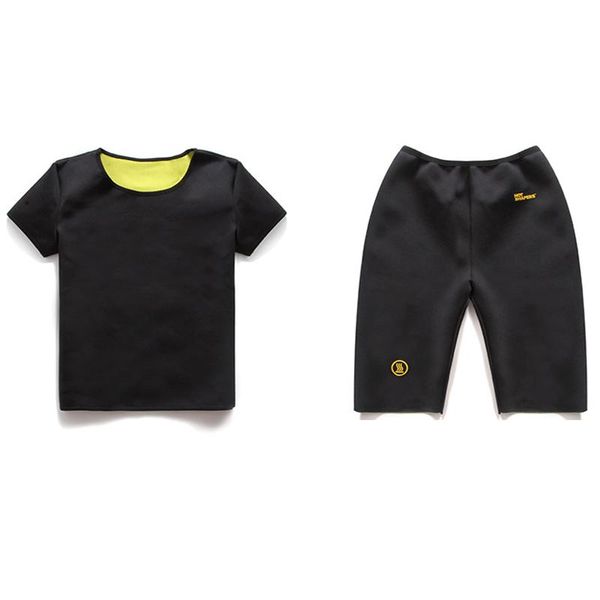 gym clothing 2pcs men women sweat shirt short neoprene shaperwear waist traine sauna vest body shaper cincher corset t-shirts slimming, White;black
gym clothing 2pcs men women sweat shirt short neoprene shaperwear waist traine sauna vest body shaper cincher corset t-shirts slimming, White;black