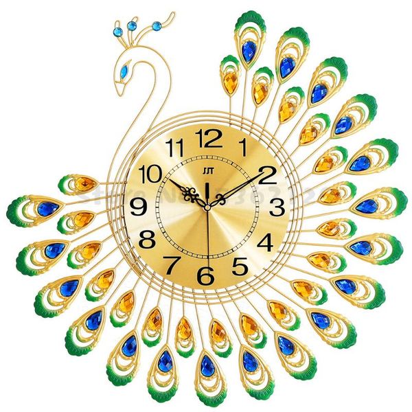 wall clocks metal clock home decoration office bracket modern design mounted mute peacock pattern hanging watch crafts
wall clocks metal clock home decoration office bracket modern design mounted mute peacock pattern hanging watch crafts