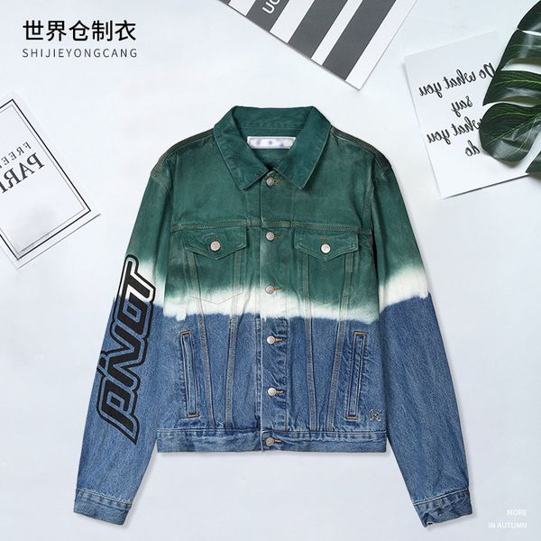 autumn women's trend 2021off style denim jacket tie dye gradually casual and versatile net red same style, Black;brown
autumn women's trend 2021off style denim jacket tie dye gradually casual and versatile net red same style, Black;brown
