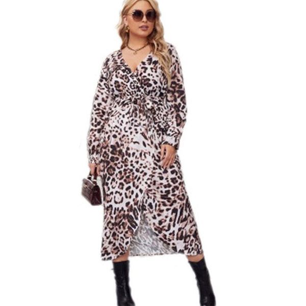 casual dresses women's dress 2021 spring european american fashion leopard print irregular v neck lace mid length high waist bc233, Black;gray
casual dresses women's dress 2021 spring european american fashion leopard print irregular v neck lace mid length high waist bc233, Black;gray
