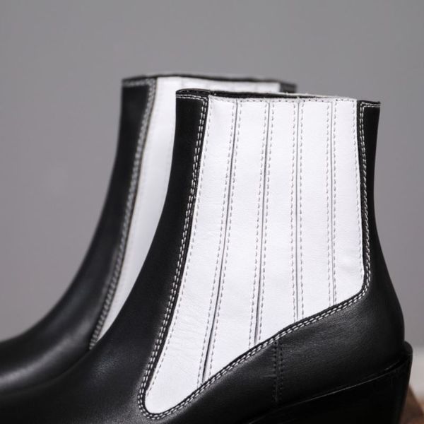 New Women Short Boots Genuine Leather Square Heel WomenS Shoes Fashion Cool Short Boots Ladies Footwear Size 34-39, White
New Women Short Boots Genuine Leather Square Heel WomenS Shoes Fashion Cool Short Boots Ladies Footwear Size 34-39, White