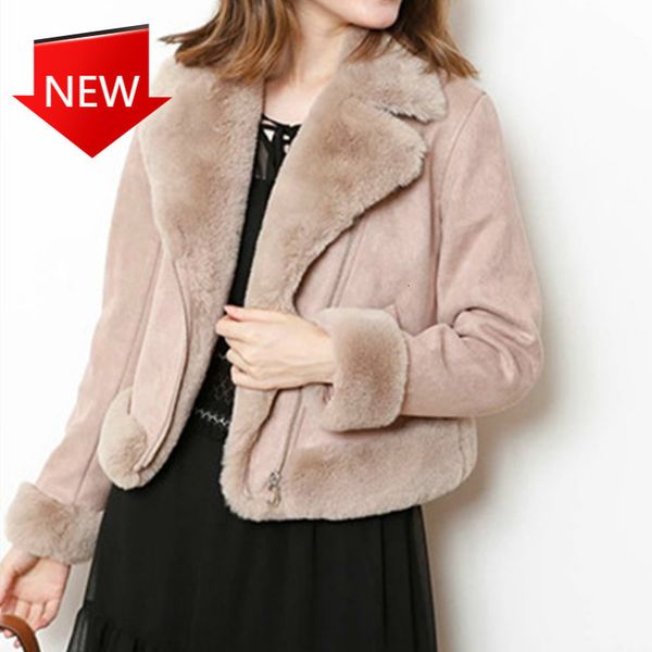 jackets women's purse jacket 2021 warm fur collar zip femme autumn winter sweet coat of double japanese style, Black;brown
jackets women's purse jacket 2021 warm fur collar zip femme autumn winter sweet coat of double japanese style, Black;brown