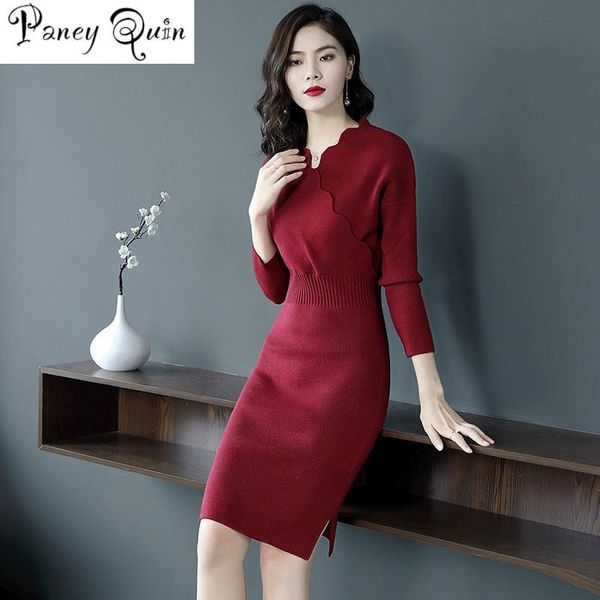 casual dresses women vintage style knitted female elegant dress long sweaters ladies knit, Black;gray
casual dresses women vintage style knitted female elegant dress long sweaters ladies knit, Black;gray