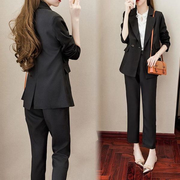 women's suits & blazers xiaofeng professional suit female 2021 fashion college student interview formal dress style two-piece, White;black
women's suits & blazers xiaofeng professional suit female 2021 fashion college student interview formal dress style two-piece, White;black