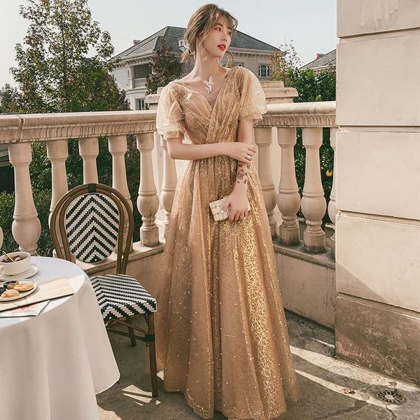 luxurious deep v-neck evening dress short sleeves a-line floor-length sequins pearls woman formal party gown dresses, White;black
luxurious deep v-neck evening dress short sleeves a-line floor-length sequins pearls woman formal party gown dresses, White;black