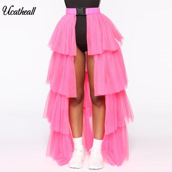 skirts cut out women irregular hem mesh tutu skirt fashion elastic buckle waist long tulle summer pleated party, Black
skirts cut out women irregular hem mesh tutu skirt fashion elastic buckle waist long tulle summer pleated party, Black