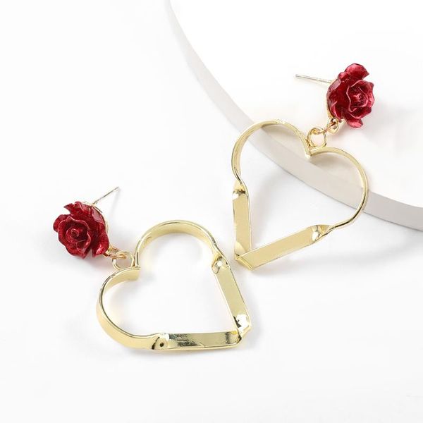 dangle & chandelier punk exaggerate geometric hollow heart drop earrings vintage fashion statement earring for women party jewelry brincos, Silver
dangle & chandelier punk exaggerate geometric hollow heart drop earrings vintage fashion statement earring for women party jewelry brincos, Silver