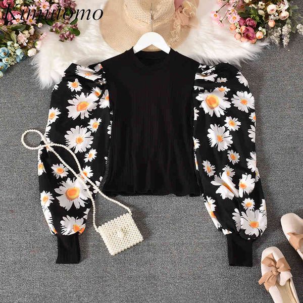 kimutomo blouse women autumn korea fashion female o-neck patchwork fake two-piece puff sleeve shirt floral slim 210521, White
kimutomo blouse women autumn korea fashion female o-neck patchwork fake two-piece puff sleeve shirt floral slim 210521, White