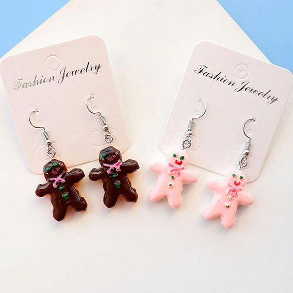 christmas gingerbread man chocolate sauce dangle earrings for women resin cute fashion charm national drop jewelry & chandelier, Silver
christmas gingerbread man chocolate sauce dangle earrings for women resin cute fashion charm national drop jewelry & chandelier, Silver