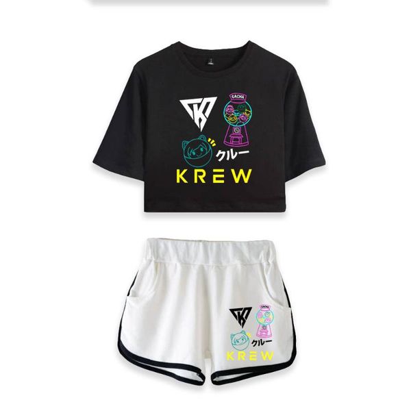 men's t-shirts blogger itsfunneh two piece sets shorts+short sleeve t-shirt 2021 cool hip casual women summer, White;black
men's t-shirts blogger itsfunneh two piece sets shorts+short sleeve t-shirt 2021 cool hip casual women summer, White;black
