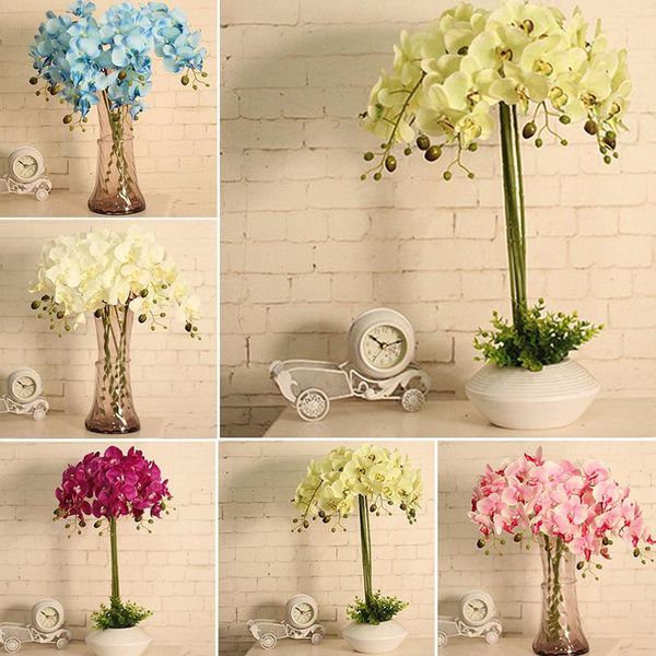1pcs small phalaenopsis plastic flower home decor artificial flowers wedding decoration father's day gifts diy fake decorative & wreath
1pcs small phalaenopsis plastic flower home decor artificial flowers wedding decoration father's day gifts diy fake decorative & wreath