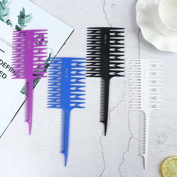 hair brushes professional plastic one-way weave highlighting foiling comb salon tool dye sectioning highlight edge brush, Silver
hair brushes professional plastic one-way weave highlighting foiling comb salon tool dye sectioning highlight edge brush, Silver