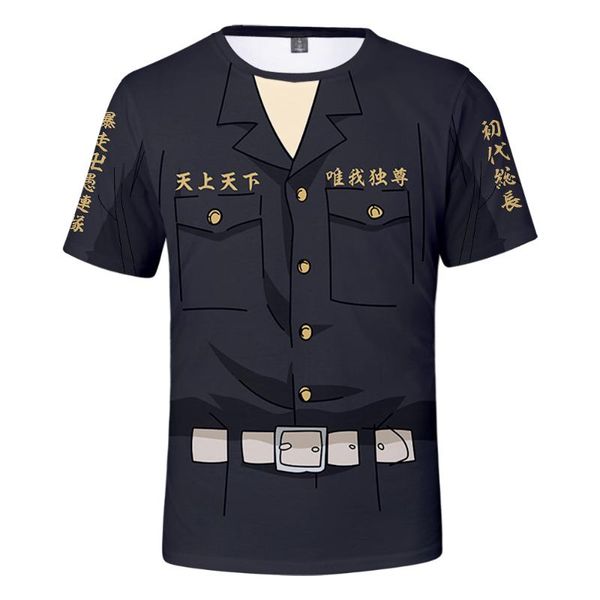 men's t-shirts japan anime tokyo revengers men t shirt 3d printed harajuku streetwear boys girls cosplay costume tees t-shirt, White;black
men's t-shirts japan anime tokyo revengers men t shirt 3d printed harajuku streetwear boys girls cosplay costume tees t-shirt, White;black