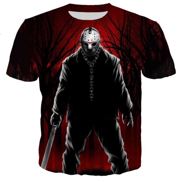 jason voorhe 3d printed men's and women's t-shirts, summer fashion, new in 2021, White
jason voorhe 3d printed men's and women's t-shirts, summer fashion, new in 2021, White