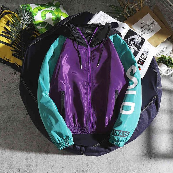 downs men's spring and autumn casual slim fit hooded bombing windbreaker jacket, Black
downs men's spring and autumn casual slim fit hooded bombing windbreaker jacket, Black