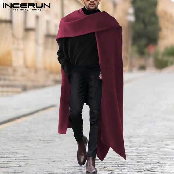 men's vests 2021 men cloak solid color sleeveless one button casual long waistcoats loose streetwear irregular ponchos 5xl incerun, Black;white
men's vests 2021 men cloak solid color sleeveless one button casual long waistcoats loose streetwear irregular ponchos 5xl incerun, Black;white