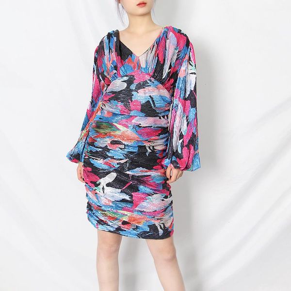 casual dresses 2021 fashion v neck lantern sleeves contrast color dress waist slimming package hip, Black;gray
casual dresses 2021 fashion v neck lantern sleeves contrast color dress waist slimming package hip, Black;gray