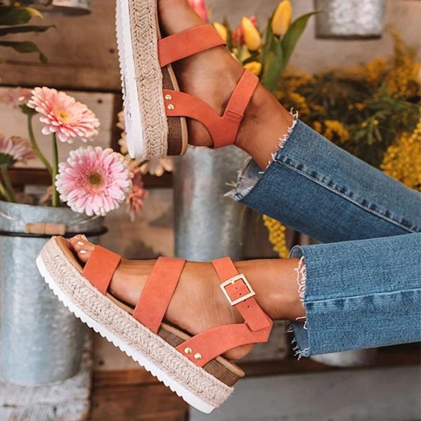 sandals women platform summer fashion casual buckle strap gladiator wedges shoes plus size solid, Black
sandals women platform summer fashion casual buckle strap gladiator wedges shoes plus size solid, Black
