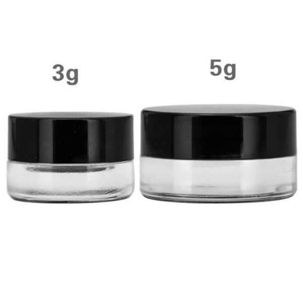 storage bottles & jars food grade non-stick 3ml 5ml glass jar tempered container wax dab dry with black lid sn751
storage bottles & jars food grade non-stick 3ml 5ml glass jar tempered container wax dab dry with black lid sn751