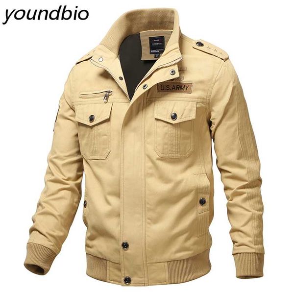 military jacket men's bomber jacket cotton jackets aurumn winter men outerwear casual men jackes men coats mens clothing m-6xl 211025, Black;brown
military jacket men's bomber jacket cotton jackets aurumn winter men outerwear casual men jackes men coats mens clothing m-6xl 211025, Black;brown