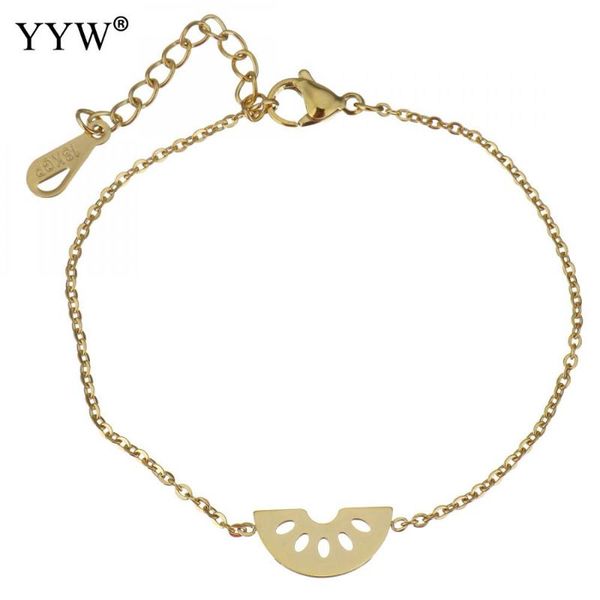 link, chain yyw fashion brand women's bracelet stainless steel jewelry bracelets gold color pulseras with 1.5lnch extender, Black
link, chain yyw fashion brand women's bracelet stainless steel jewelry bracelets gold color pulseras with 1.5lnch extender, Black