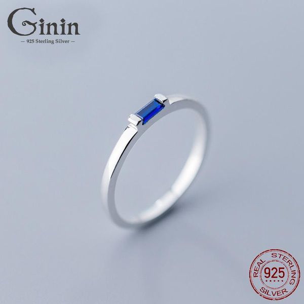 cluster rings ginin 925 sterling silver ring female korean fashion simple geometry rectangle blue zircon sweet personality finger jewelry gi, Golden;silver
cluster rings ginin 925 sterling silver ring female korean fashion simple geometry rectangle blue zircon sweet personality finger jewelry gi, Golden;silver