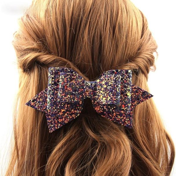 hair accessories 5 inch sequin bow clip for cute girls barrettes safty hairpins headwear kids lady temperament hairpin, Slivery;white
hair accessories 5 inch sequin bow clip for cute girls barrettes safty hairpins headwear kids lady temperament hairpin, Slivery;white