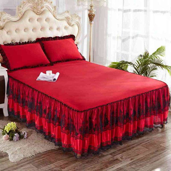 bed skirt korean version princess lace wedding sheet ding set 3pcs non-slipspread cover king/queen size j8125 1y80
bed skirt korean version princess lace wedding sheet ding set 3pcs non-slipspread cover king/queen size j8125 1y80