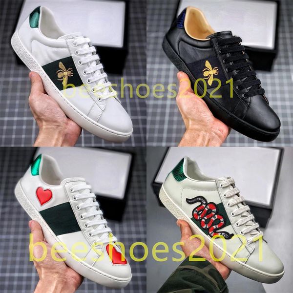mens italy bee walking casual shoes women flat shoe tiger snake green red stripes embroidered couples fashion trainers chaussures b10, Black 
mens italy bee walking casual shoes women flat shoe tiger snake green red stripes embroidered couples fashion trainers chaussures b10, Black