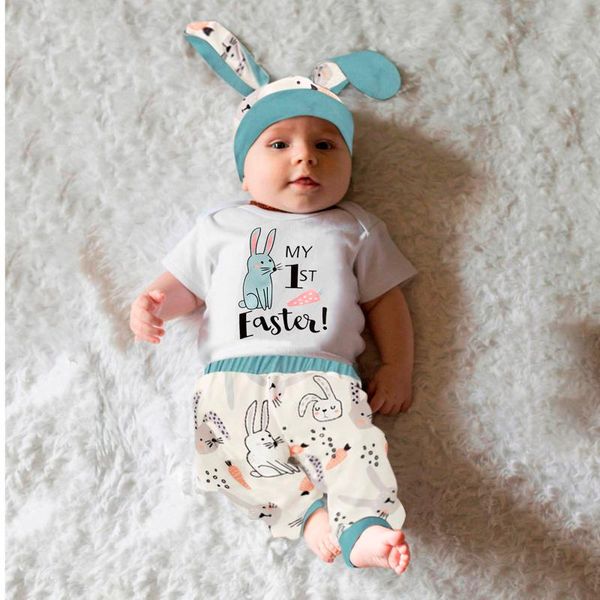 clothing sets 3pcs easter baby boys girls printed bodysuit+pants hat infant outfits for summer clothes, White
clothing sets 3pcs easter baby boys girls printed bodysuit+pants hat infant outfits for summer clothes, White