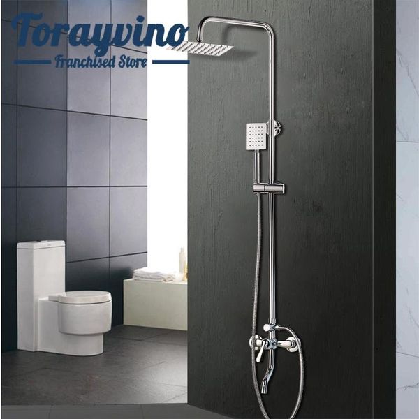 bathroom shower system rectangle head & hand brass chrome set three ways water sets
bathroom shower system rectangle head & hand brass chrome set three ways water sets