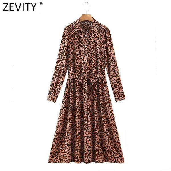 zevity women vintage leopard print bow tied sashes shirt dress chic female long sleeve casual vestido clothing ds4911 210603, Black;gray
zevity women vintage leopard print bow tied sashes shirt dress chic female long sleeve casual vestido clothing ds4911 210603, Black;gray