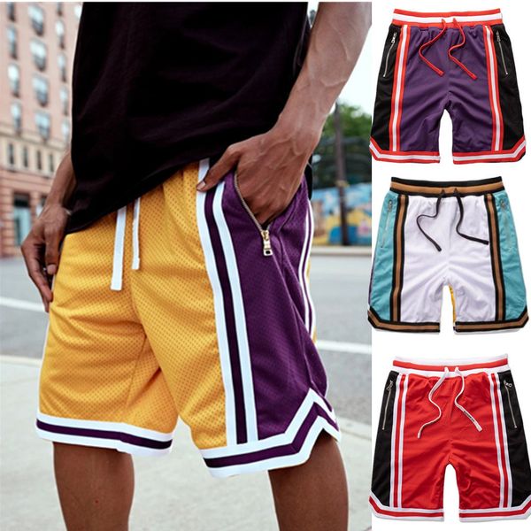 fashion shorts sports basketball men's summer fitness leisure training mesh capris, White;black
fashion shorts sports basketball men's summer fitness leisure training mesh capris, White;black