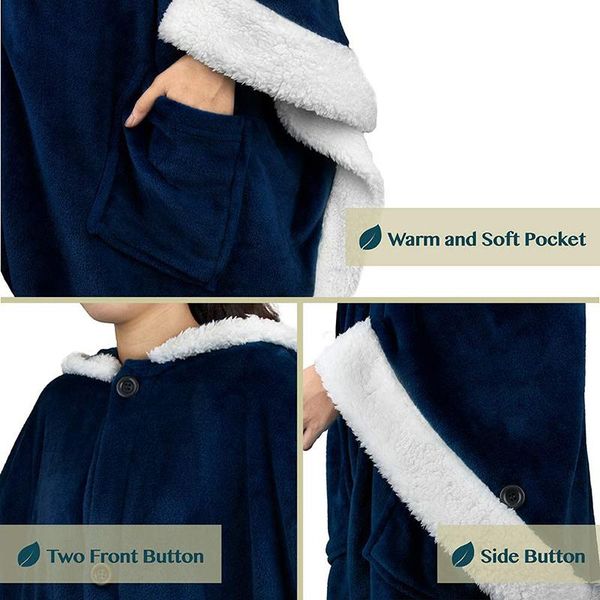 scarves angel wrap hooded blanket sherpa lining poncho with warm fleece plush soft wearable throw cape thin889, Blue;gray
scarves angel wrap hooded blanket sherpa lining poncho with warm fleece plush soft wearable throw cape thin889, Blue;gray
