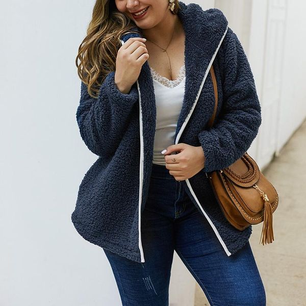 bust 145cm fashion women casual pocket solid color hooded jacket autumn and winter plus size hoodie women's hoodies & sweatshirts, Black
bust 145cm fashion women casual pocket solid color hooded jacket autumn and winter plus size hoodie women's hoodies & sweatshirts, Black