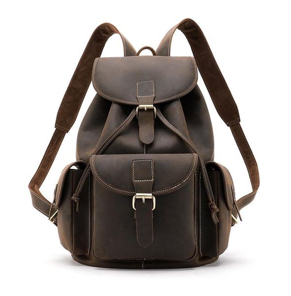 backpack crazy horse genuine leather men big capacity lock rucksack school bags large travel backpacks cow daypack
backpack crazy horse genuine leather men big capacity lock rucksack school bags large travel backpacks cow daypack